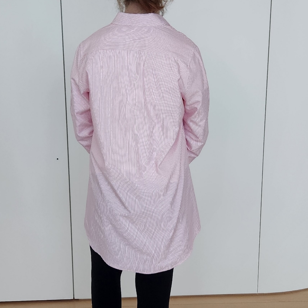 Eileen M Custom Designed Striped Button Down Tunic - image 7